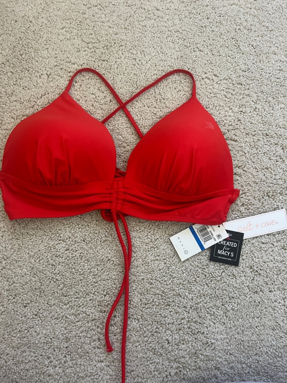 Salt + Cove Built in Push Up Bikini Top